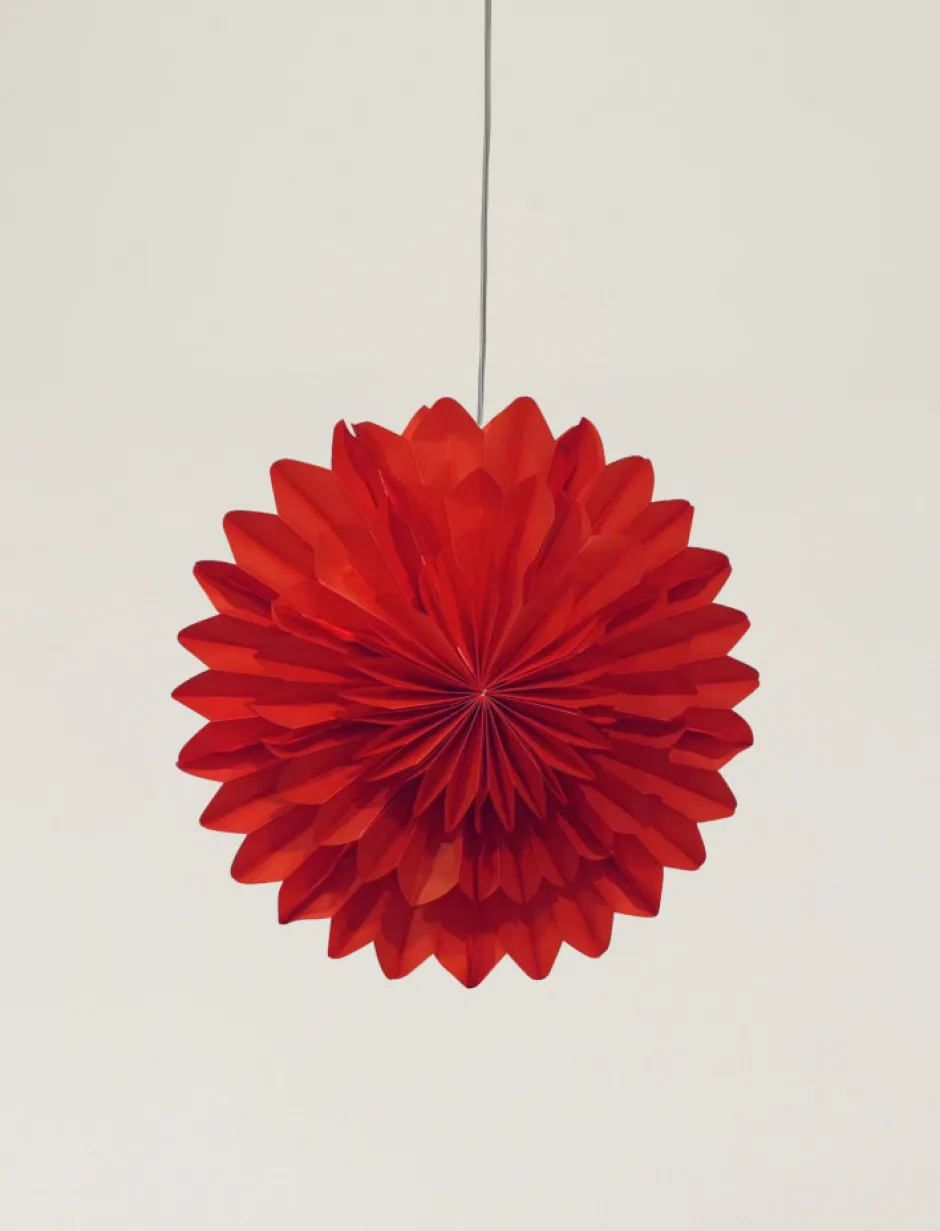 Vardagsrum|Sovrum|Reforma Adventsstjärna 'Lotus' 45cm - Röd
