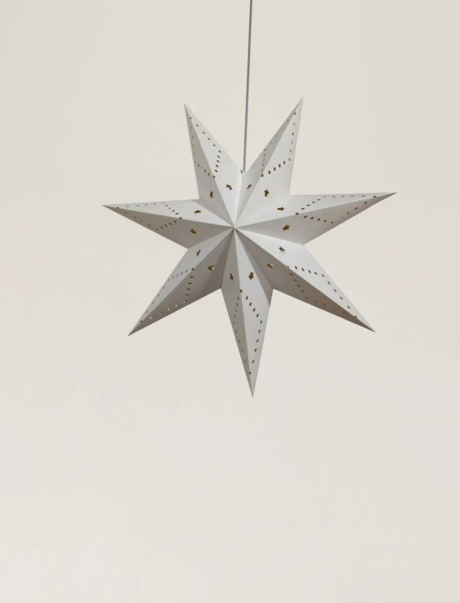 Vardagsrum|Sovrum|Reforma Adventsstjärna 'Skimra' 45cm - Vit