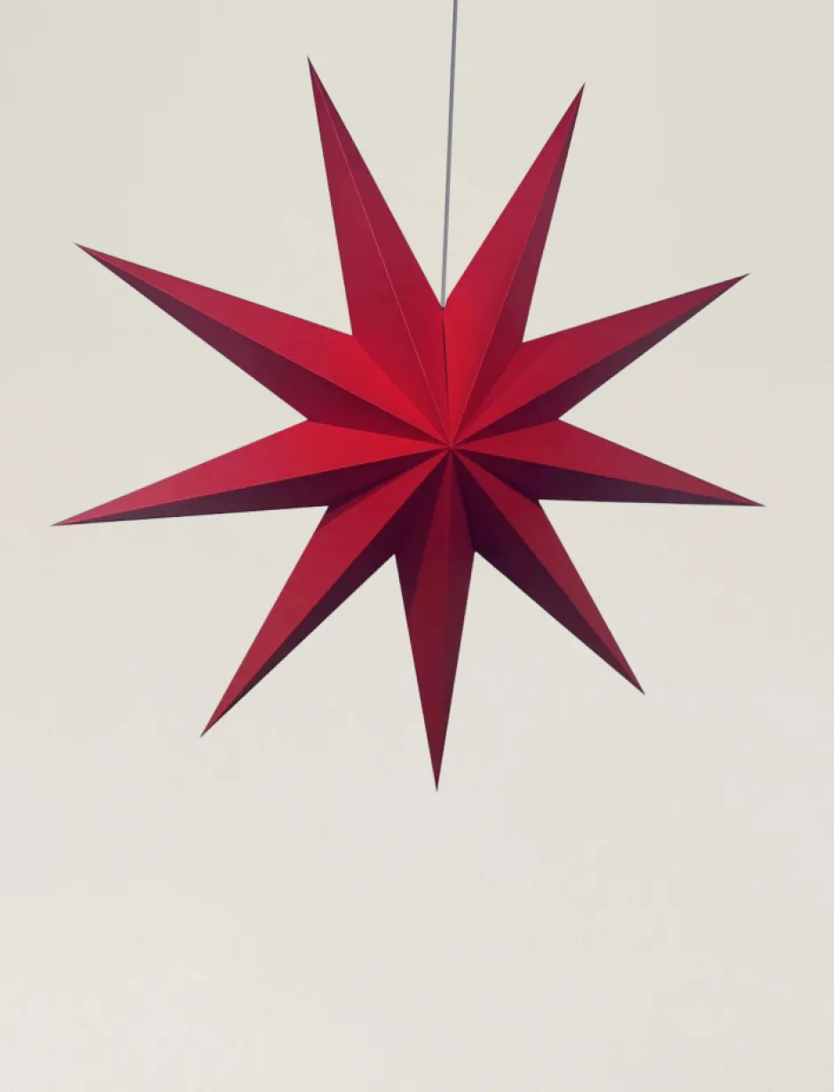 Vardagsrum|Sovrum|Reforma Adventsstjärna 'Vintergatan' 118cm - Röd