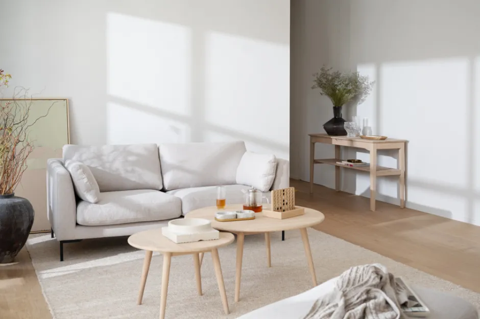 Avlastningsbord|Vardagsrum|Rowico Home Avlastningsbord 'Markham' 140cm - Vitpigmenterad