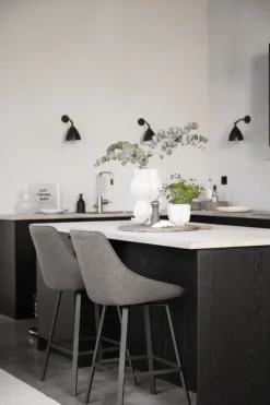 Barstolar|Kök|Rowico Home Barstol 'Alison' - Mörkbeige