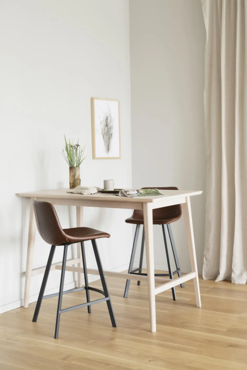 Barstolar|Kök|Rowico Home Barstol 'Auburn' - Svart