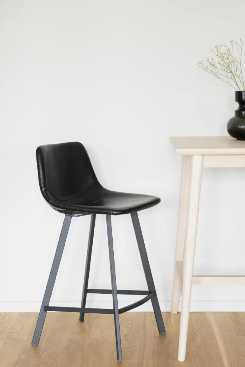 Barstolar|Kök|Rowico Home Barstol 'Auburn' - Svart