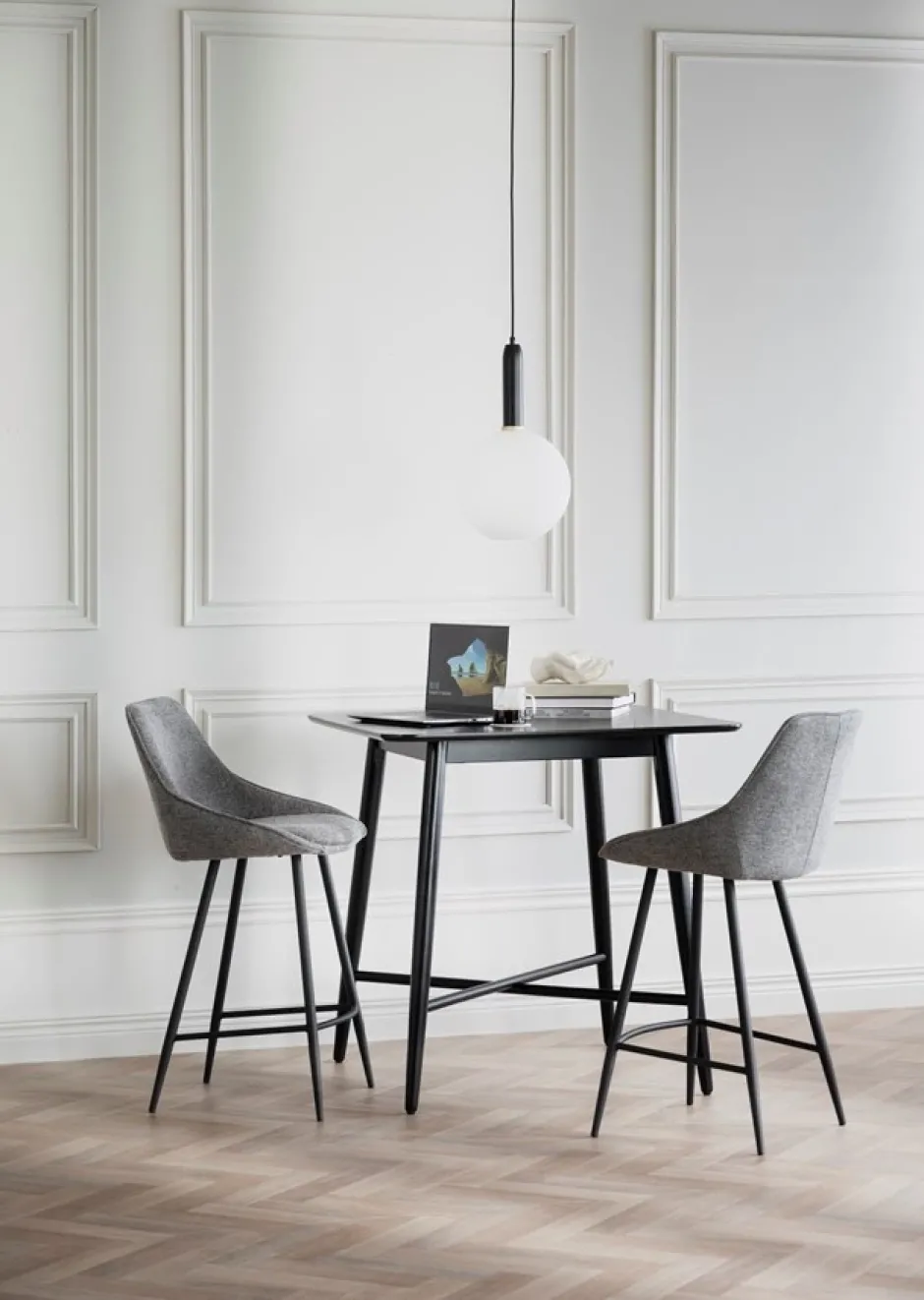 Barstolar|Kök|Rowico Home Barstol 'Sierra' - Grå