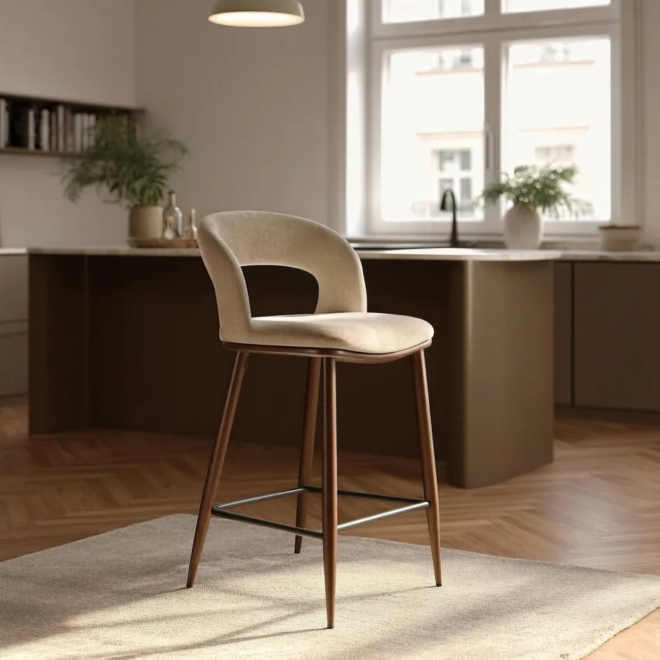 Barstolar|Kök|Reforma Barstol 'Vestby' - Beige/brun