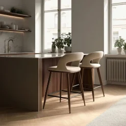 Barstolar|Kök|Reforma Barstol 'Vestby' - Beige/brun