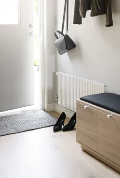 Bänkar|Kök|Rowico Home Bänk 'Confetti' 106cm - Ek/ Svart