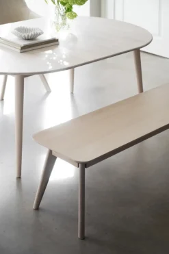 Bänkar|Kök|Rowico Home Bänk 'Yumi' - Vitpigmenterad ek