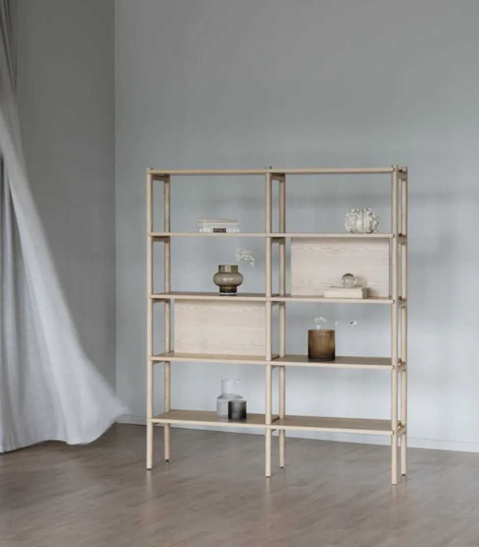 Bokhyllor|Arbetsrum|Rowico Home Bokhylla 'Holton' - Ek