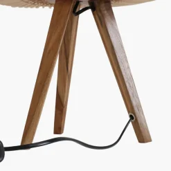 Lampor|Arbetsrum|Vintage Bordslampa 'Maze' - Natur