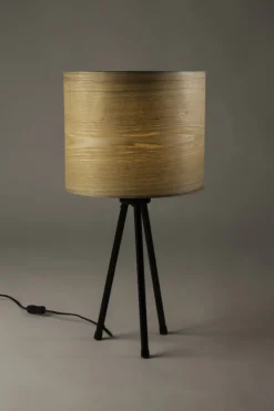 Arbetsrum|Bordslampor|Dutchbone Bordslampa 'Woodland' - Svart/Natur