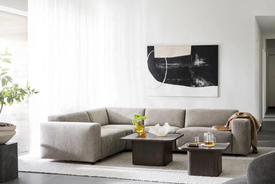 Soffbord|Vardagsrum|Rowico Home Bord 'Sullivan' 60x60cm - Brun