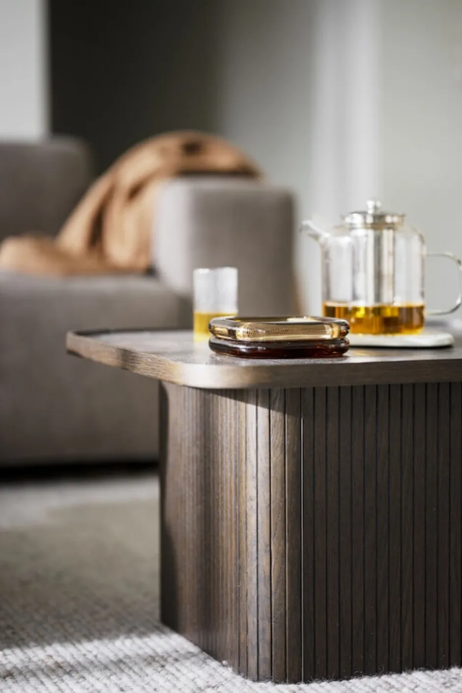 Soffbord|Vardagsrum|Rowico Home Bord 'Sullivan' 60x60cm - Brun