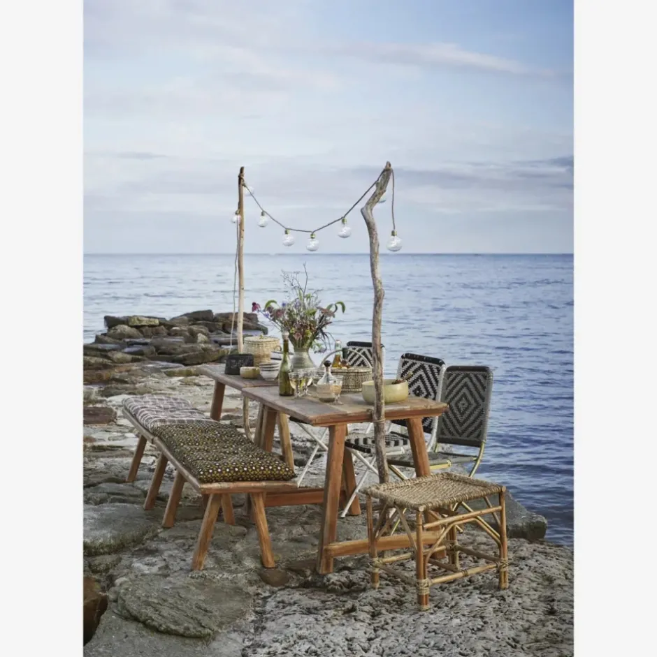 Matbord|Matbord Vintage|Madam Stoltz Bord 'Wooden' - Natur