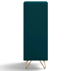 Byråer|Sovrum|Reforma Byrå 'Elle' 45x110 - Turkos/Mässing