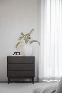 Byråer|Sovrum|Rowico Home Byrå 'Mackay' 3L mellan - Brun