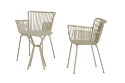 Trädgårdsbord|Uteplats|Garden Prestige Cafeset 'Sifnos' - Beige
