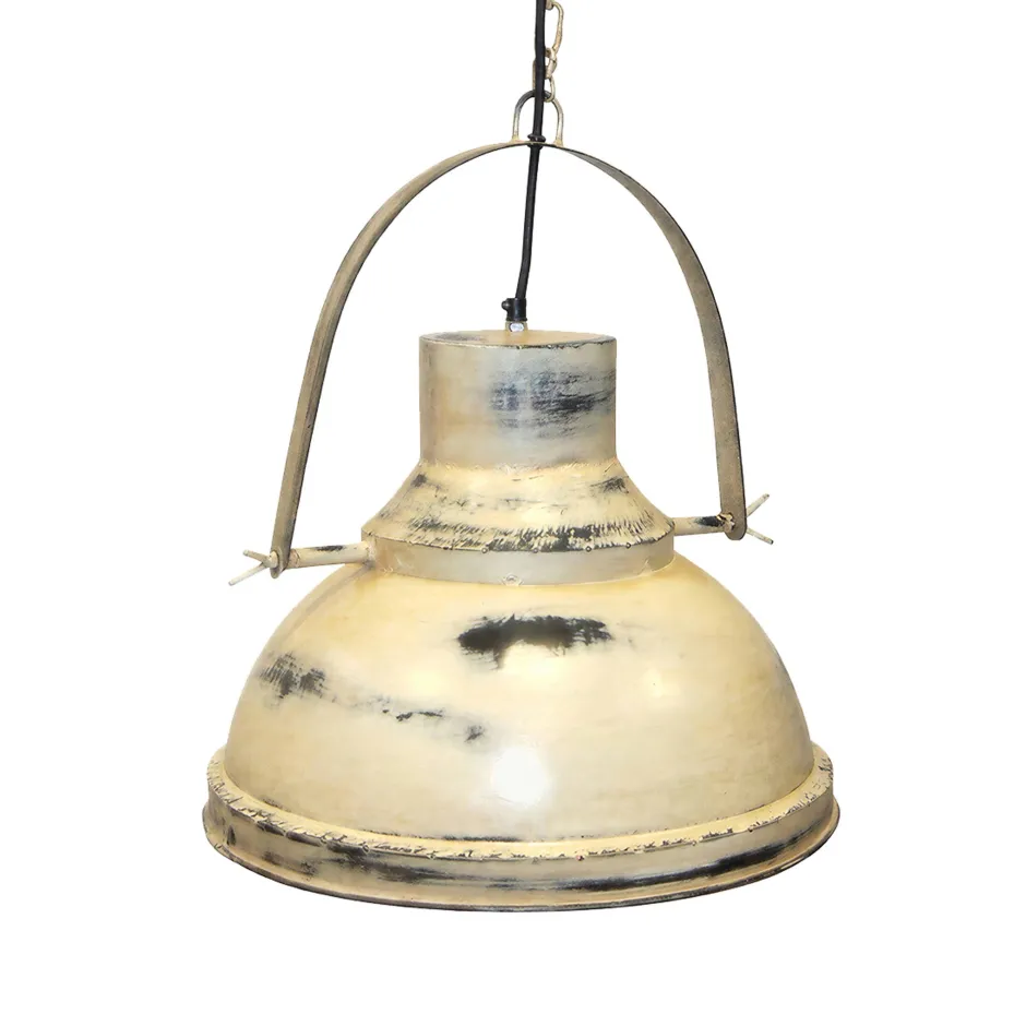 Taklampor|Hall|Reforma Factorylampa Vintage - Patinerad vit