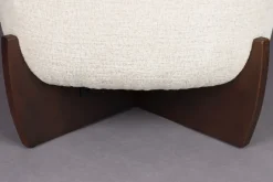 Pallar|Bänkar|Dutchbone Fotpall 'Emilius' - Beige