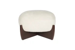 Pallar|Bänkar|Dutchbone Fotpall 'Emilius' - Beige