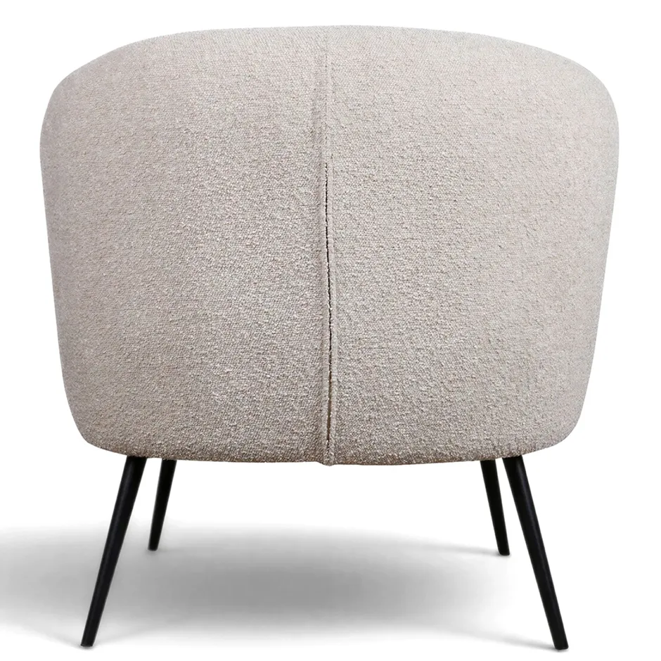 Fåtöljer|Vardagsrum|Reforma Fåtölj 'Capri' - Beige/Bouclé