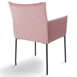 Stolar|Kök|Reforma Fåtölj 'Dion' - Sammet/Rosa