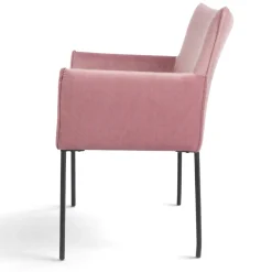 Stolar|Kök|Reforma Fåtölj 'Dion' - Sammet/Rosa