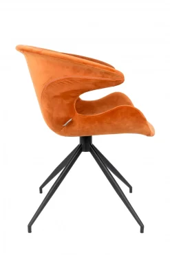 Stolar|Kök|Zuiver Fåtölj 'Feston' - Orange