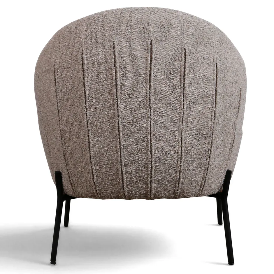 Fåtöljer|Sittmöbler|Reforma Fåtölj 'Gori' - Beige/Bouclé