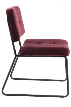 Fåtöljer|Sittmöbler|Reforma Fåtölj 'Kelly' - Burgundy/Sammet