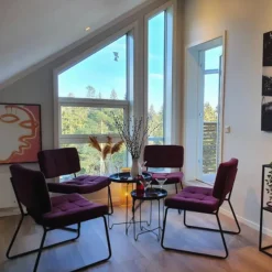 Fåtöljer|Sittmöbler|Reforma Fåtölj 'Kelly' - Burgundy/Sammet