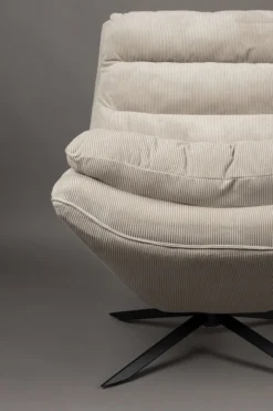 Fåtöljer|Vardagsrum|Dutchbone Fåtölj 'Vince' - Beige