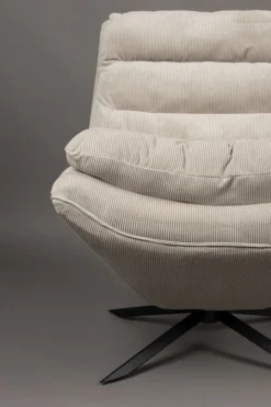 Fåtöljer|Vardagsrum|Dutchbone Fåtölj 'Vince' - Beige