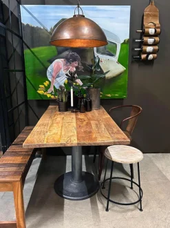 Bänkar|Kök|Trademark Living Gammal träbänk Vintage - Trä