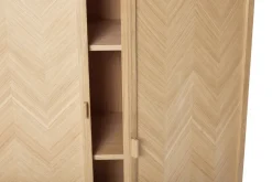 Skåp Och Skänkar|Hall|Hübsch Garderob 'Herringbone' - Natur