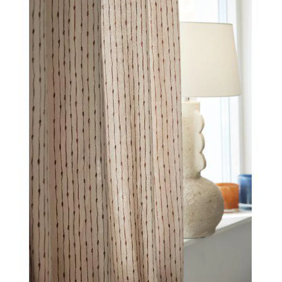 Gardiner|Textilier|Svanefors Gardin 'Unni' 2-pack 140x280 - Brun