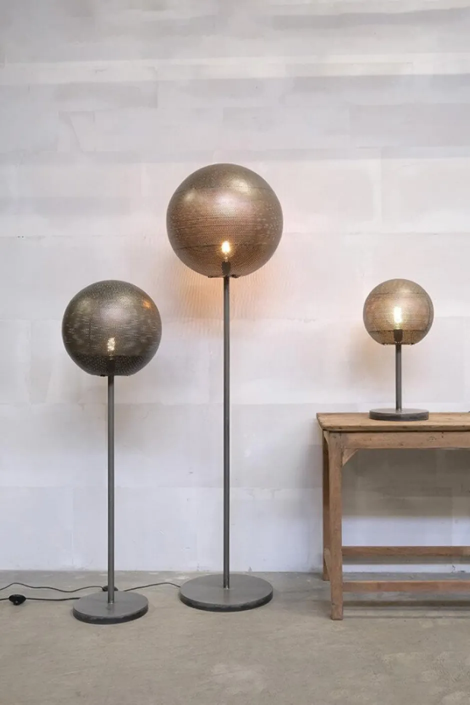 Taklampor|Hall|Trademark Living Golvlampa 'Moonlight' L - Järn