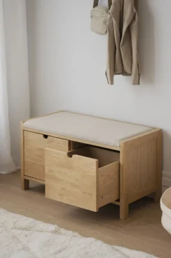 Hatt- Och Skohyllor|Hall|Rowico Home Hallbänk 'Hillmond' - Ek