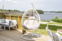 Uteplats|Loungemöbler|Garden Prestige Hängstol 'Ånimskog' - Vit