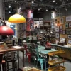 Taklampor|Hall|Trademark Living Industrilampa 'Thormann' - Gul/Patina