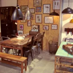 Taklampor|Hall|Trademark Living Industrilampa 'Thormann' - Gul/Patina