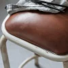 Bänkar|Hall|Vintage Industripall - Brun/Vit