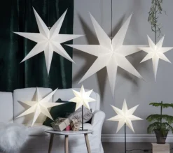 Vardagsrum|Sovrum|Star Trading Julstjärna 'Frozen' - Vit