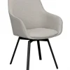 Stolar|Kök|Rowico Home Karmstol 'Alison' - Beige/svart
