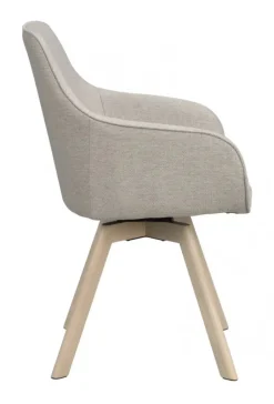Stolar|Kök|Rowico Home Karmstol 'Alison' - Beige/vitpigmenterade
