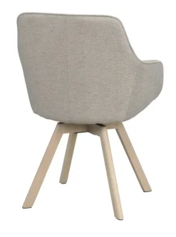 Stolar|Kök|Rowico Home Karmstol 'Alison' - Beige/vitpigmenterade