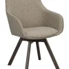Stolar|Kök|Rowico Home Karmstol 'Alison' - Mörkbeige