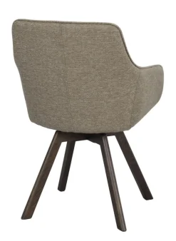 Stolar|Kök|Rowico Home Karmstol 'Alison' - Mörkbeige