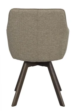 Stolar|Kök|Rowico Home Karmstol 'Alison' - Mörkbeige