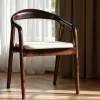 Sittmöbler|Stolar|Reforma Karmstol 'Aspa' - Mörkbrun/Beige